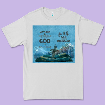 Nothing Is Impossible With Cross Premium Tee Designed By Tumblerdesignbyshophia