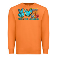 Carrot peace love hanukkah Premium Sweatshirt - AdoDesignShop