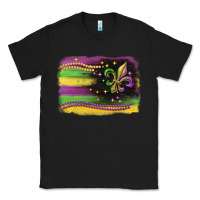Black mardi gras flag Classic Tee - CowGirlArtShop