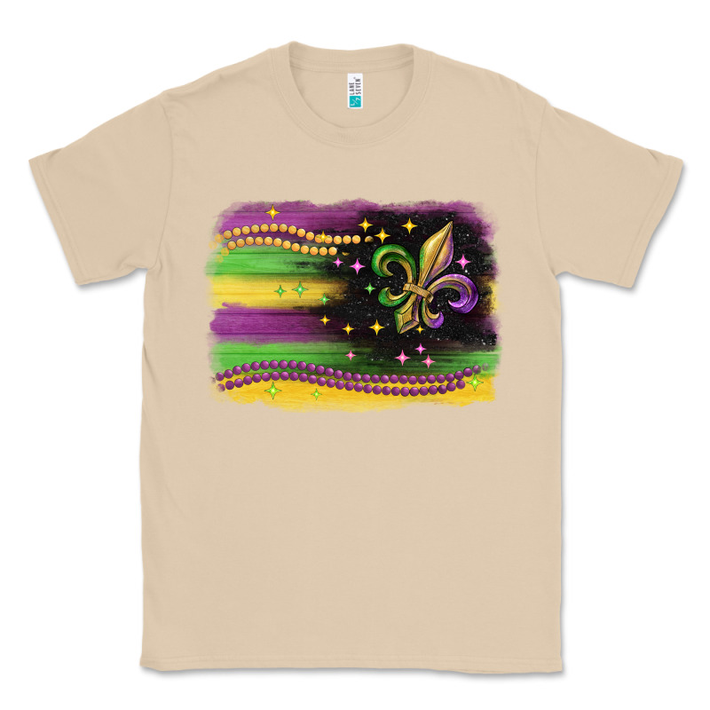 Mardi Gras Flag Classic Tee by CowGirlArtShop | Teevron
