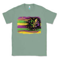 Sage mardi gras flag Classic Tee - CowGirlArtShop