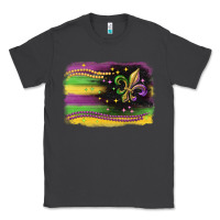 Smoke mardi gras flag Classic Tee - CowGirlArtShop