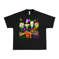 Black drink drank drunk mardi gras wine glasses olivia Urban Heavy Tee - OliviaCreatesArt
