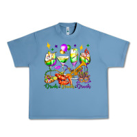 Pebble Blue drink drank drunk mardi gras wine glasses olivia Urban Heavy Tee - OliviaCreatesArt