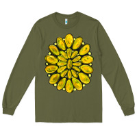 Army Green yellow  gemstone jewelny Long Sleeve Tee - RanaPortraitStore