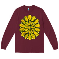 Burgundy yellow  gemstone jewelny Long Sleeve Tee - RanaPortraitStore