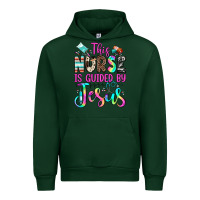 Forest Green this nurse is guided by jesus Urban Hoodie - JahusDesignShop
