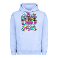 Pigment Grape Ice this nurse is guided by jesus Urban Hoodie - JahusDesignShop