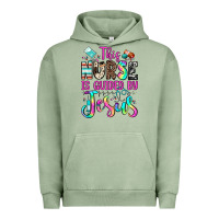 Pigment Oil Green this nurse is guided by jesus Urban Hoodie - JahusDesignShop