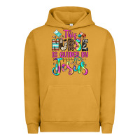 Pigment Peanut Butter this nurse is guided by jesus Urban Hoodie - JahusDesignShop