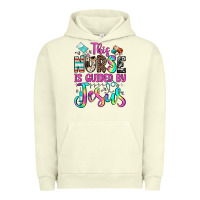 Pigment Pistachio this nurse is guided by jesus Urban Hoodie - JahusDesignShop