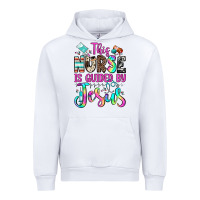 White this nurse is guided by jesus Urban Hoodie - JahusDesignShop
