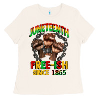 Bone juneteenth free ish since 1865 Ladies Tee - CowGirlArtShop