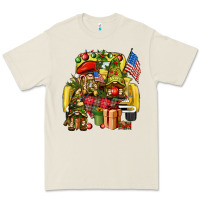 Bone Christmas army gnomes truck 4th of july Premium Tee - HowdyJamesFarm