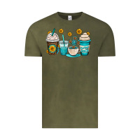 Vintage Olive jesus coffee cups Vintage Tee - OliviaCreatesArt