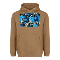 Toasted Coconut westerb cowhide winter background Heavyweight Hoodie - AdoDesignShop