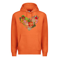 Carrot merry Christmas heart Premium Hoodie - CowhideDigitalArt