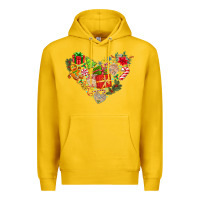 Lemon merry Christmas heart Premium Hoodie - CowhideDigitalArt
