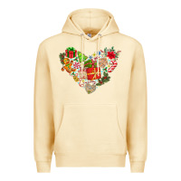 Pina Colada merry Christmas heart Premium Hoodie - CowhideDigitalArt