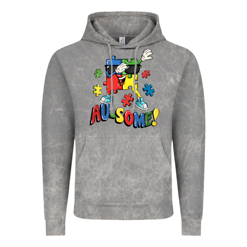 Au-some! Autism Puzzle Dabbing Vintage Hoodie by FaDigitalArtStudio | Teevron