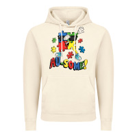 Vintage Artic Au-some! Autism puzzle dabbing Vintage Hoodie - FaDigitalArtStudio