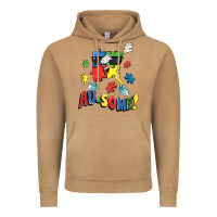 Vintage Camel Au-some! Autism puzzle dabbing Vintage Hoodie - FaDigitalArtStudio