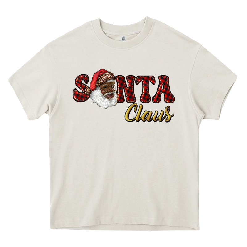 African American Santa Claus Heavy Core Tee by RanaPortraitStore | Teevron