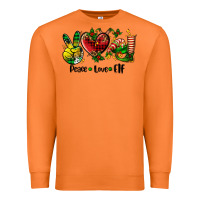 Carrot peace love  elf Premium Sweatshirt - AdoDesignShop