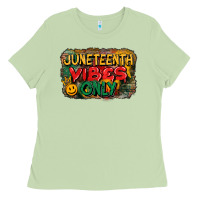 Matcha juneteenth vibes only Ladies Tee - CowGirlArtShop