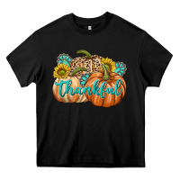 Black Thankful Heavy Core Tee - texasbilliewilder