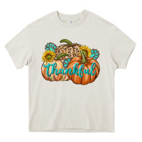 Cream Thankful Heavy Core Tee - texasbilliewilder