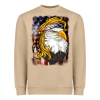 Mushroom american mullet   eagle Heavyweight Sweatshirt - BarkalooDesign