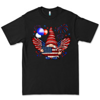 Black Gnome with 4th Of July elements Premium Tee - HowdyJamesFarm