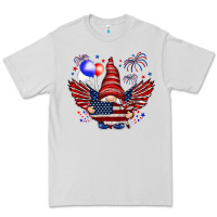 Dove Grey Gnome with 4th Of July elements Premium Tee - HowdyJamesFarm