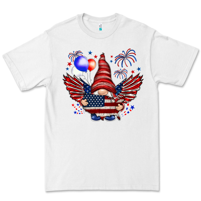 Gnome With 4th Of July Elements Premium Tee by HowdyJamesFarm | Teevron