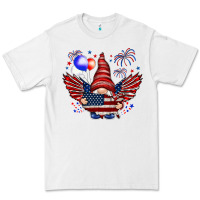 White Gnome with 4th Of July elements Premium Tee - HowdyJamesFarm