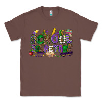 Chestnut school secretary mardi gras Classic Tee - CowGirlArtShop
