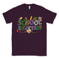 Plum school secretary mardi gras Classic Tee - CowGirlArtShop