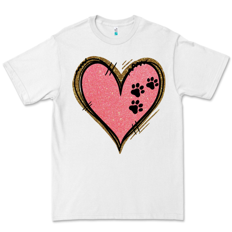 Pink Glitter Heart Premium Tee by Jasminsmagicworld | Teevron