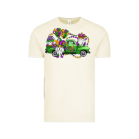 Vintage Arctic mardi gras gnomes truck Vintage Tee - OliviaCreatesArt