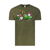 Vintage Olive mardi gras gnomes truck Vintage Tee - OliviaCreatesArt