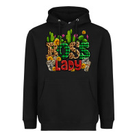Black boss lady with money and cactus Heavyweight Hoodie - AdoDesignShop