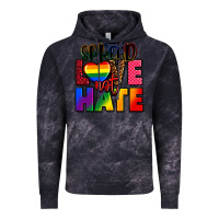 Cloud Black spread love not hate Vintage Hoodie - FaDigitalArtStudio