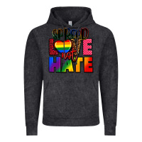 Vintage Black spread love not hate Vintage Hoodie - FaDigitalArtStudio