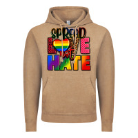 Spread Love Not Hate Vintage Hoodie | Teevron