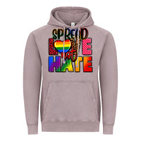 Vintage Zinc spread love not hate Vintage Hoodie - FaDigitalArtStudio