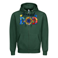 Sports Green proud dad autism Zipper Hoodie - BarkalooDesign