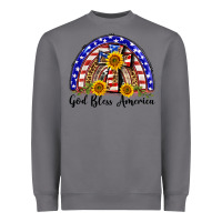 Storm god bless america  rainbow Heavyweight Sweatshirt - BarkalooDesign