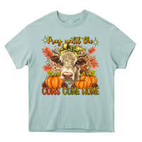 Arona Pray Till The Cows Come Home Heavy Core Tee - texasbilliewilder