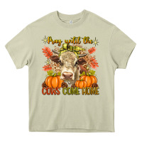 Mossy Pray Till The Cows Come Home Heavy Core Tee - texasbilliewilder